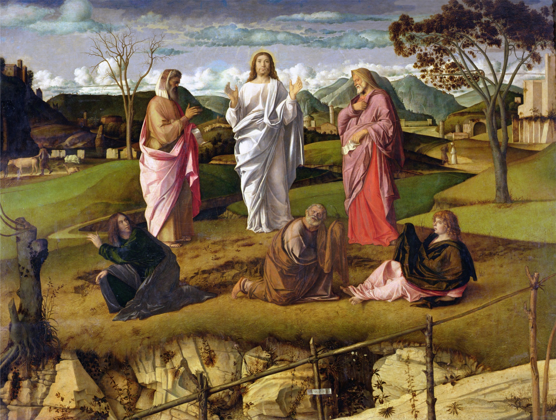 The Transfiguration, 1480 (oil on panel)